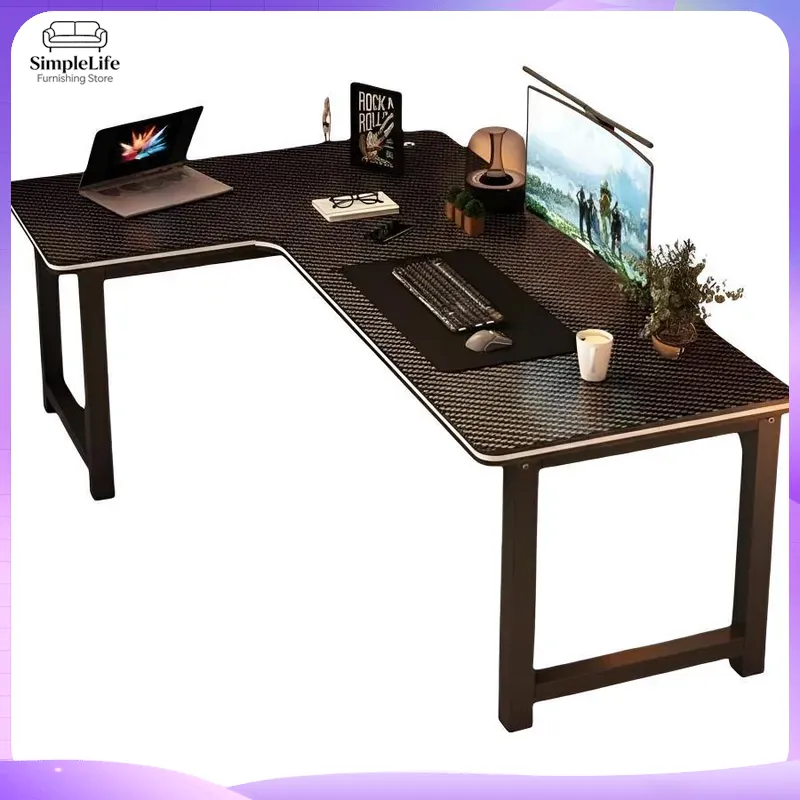 Setup Desk Monitor - 코너 게이밍 책상 컴퓨터 책상, PC