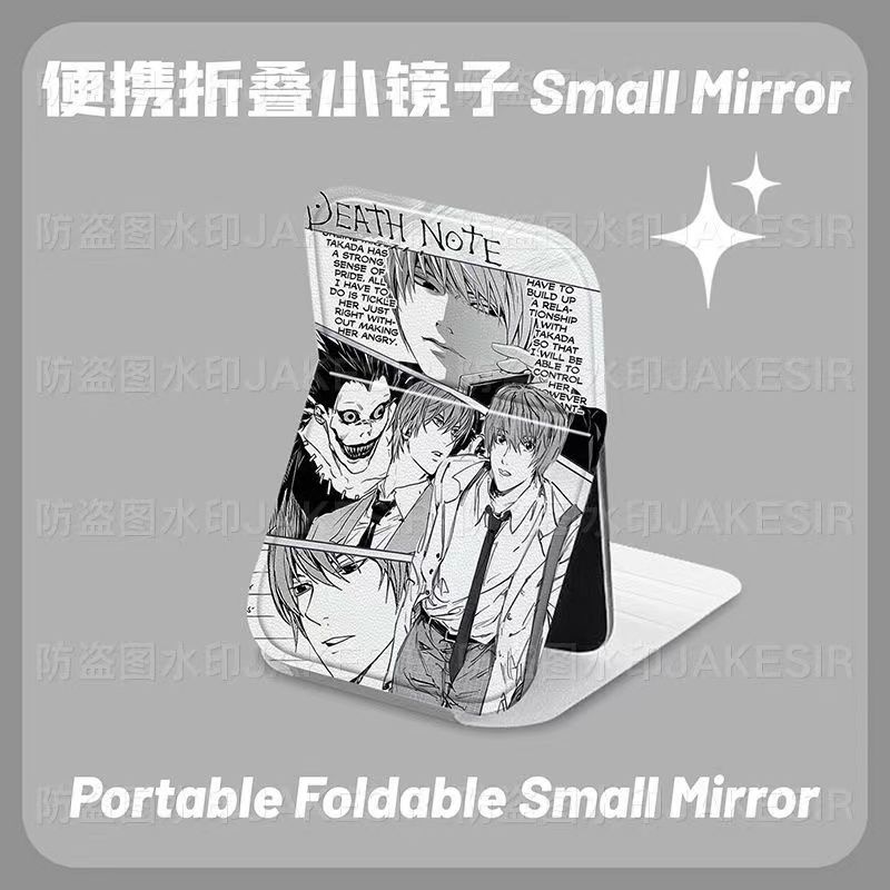 데스노트 라이트 야가미 접이식 화장 거울 휴대용 화장  - Desk Setup Lamp 리뷰 및 가격