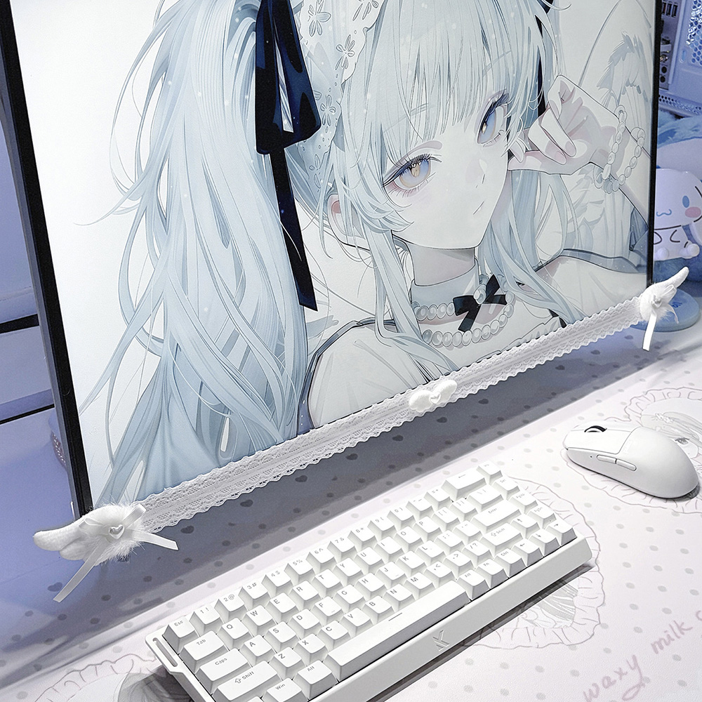 새로운 화면 장식 화이트 레이스 모니터 트림과 플러시  - Setup Desk Monitor 리뷰 및 가격