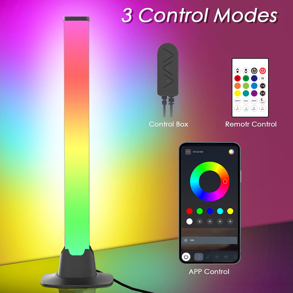 데스크탑용 RGB LED 조명 바, 블루투스 스마트 앰 - Desk Setup With Tv 리뷰 및 가격