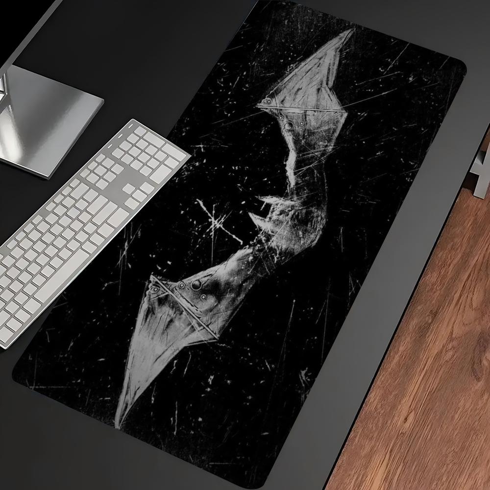 다크 레드 박쥐 패턴 대형 게이밍 마우스 패드 미끄럼  - Desk Setup Pc And Laptop 리뷰 및 가격