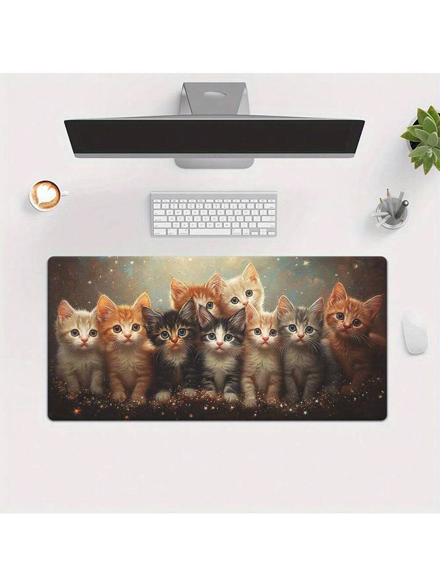 귀여운 새끼 고양이 게임용 마우스 패드 데스크 매트 미 - Desk Setup Pc And Laptop 리뷰 및 가격