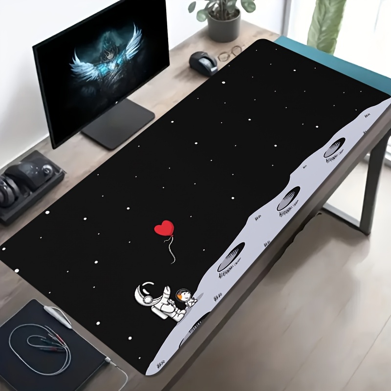 우주비행사 달 우주 대형 게이밍 마우스 패드 PC 노트 - Desk Setup Pc And Laptop 리뷰 및 가격