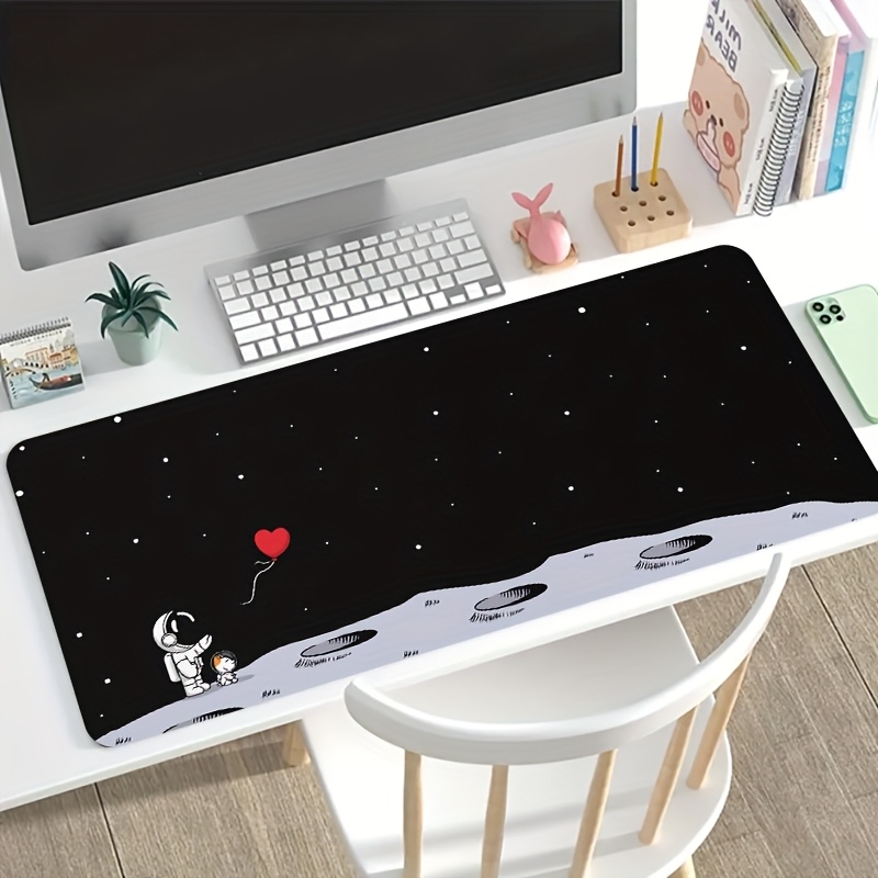 우주비행사 달 우주 대형 게이밍 마우스 패드 PC 노트 - Desk Setup Pc And Laptop 리뷰 및 가격