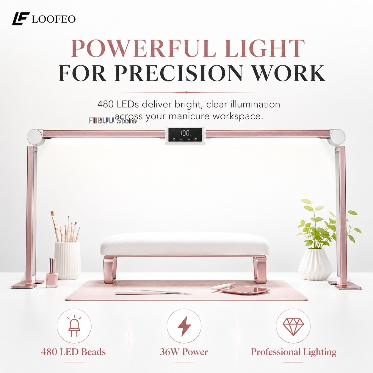 전문가용 LED 네일 데스크 램프, 매니큐어 테이블 네 - Desk Setup Lamp 리뷰 및 가격