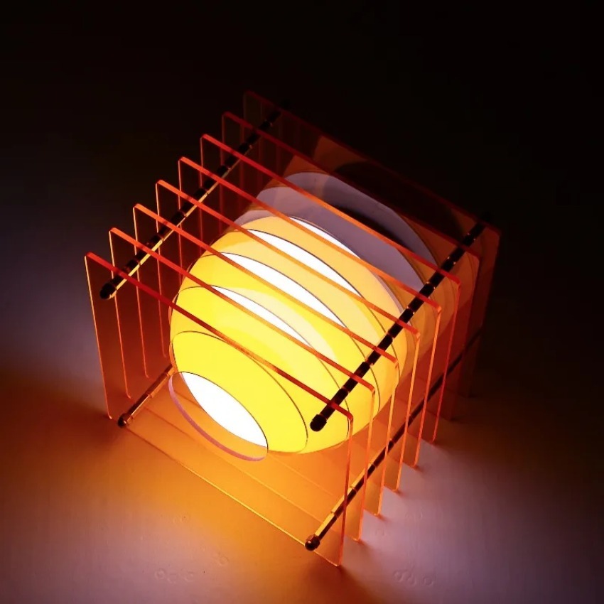 DIY 달 모양 램프 아크릴 천겹 램프 데스크탑 장식품 - Desk Setup Lamp 리뷰 및 가격