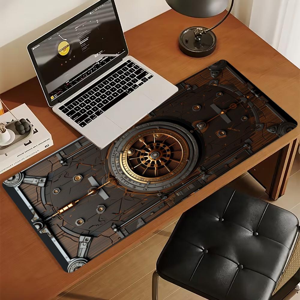 빈티지 해적선 휠 디자인 확장형 게이밍 마우스 패드,  - Desk Setup Pc And Laptop 리뷰 및 가격
