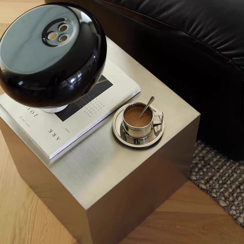 이탈리아 스테인리스 스틸 사이드 테이블 사각형 모던 소 - Desk Setup Minimalist 리뷰 및 가격