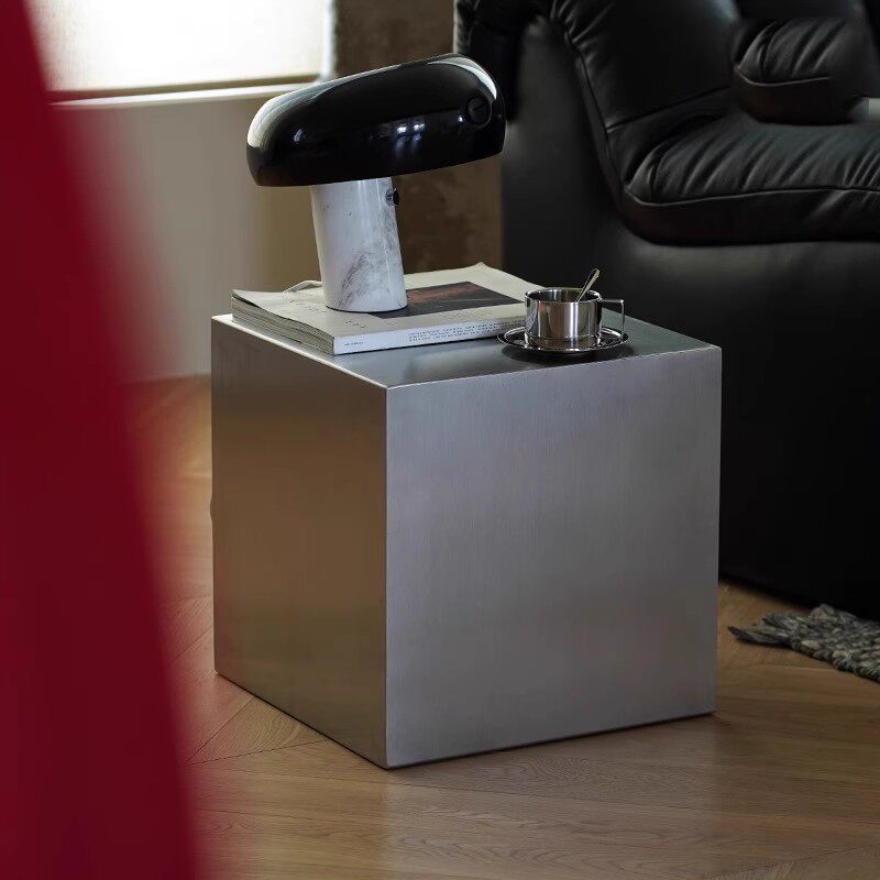 이탈리아 스테인리스 스틸 사이드 테이블 사각형 모던 소 - Desk Setup Minimalist 리뷰 및 가격