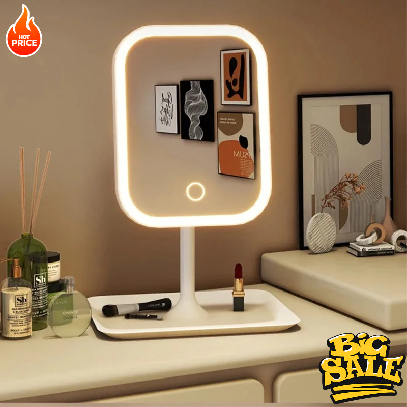 새로운 LED 모던 데스크탑 화장 거울, 휴대용 3색  - Desk Setup Lamp 리뷰 및 가격