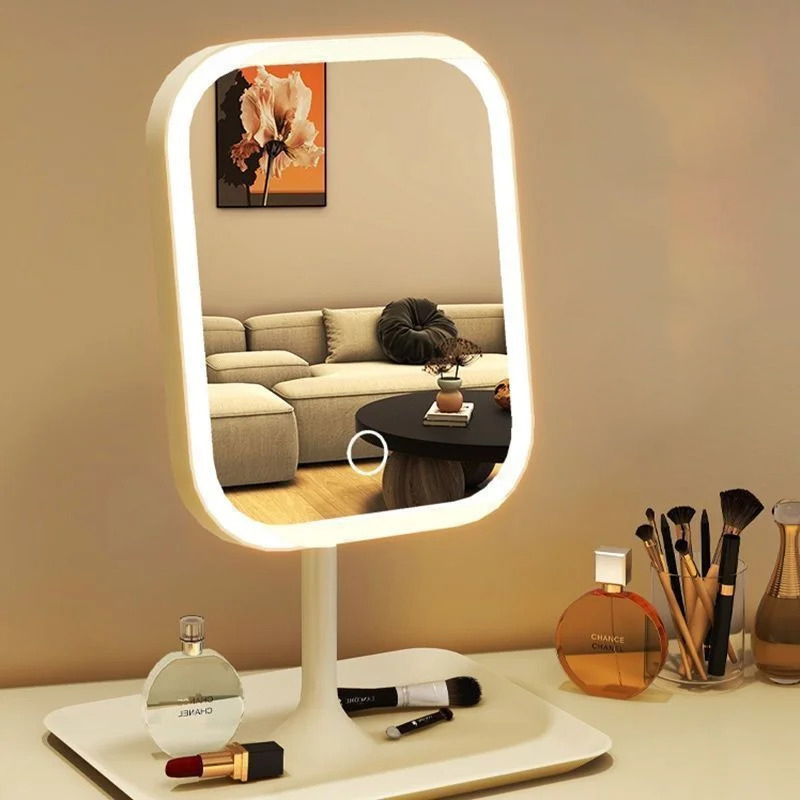 새로운 LED 모던 데스크탑 화장 거울, 휴대용 3색  - Desk Setup Lamp 리뷰 및 가격